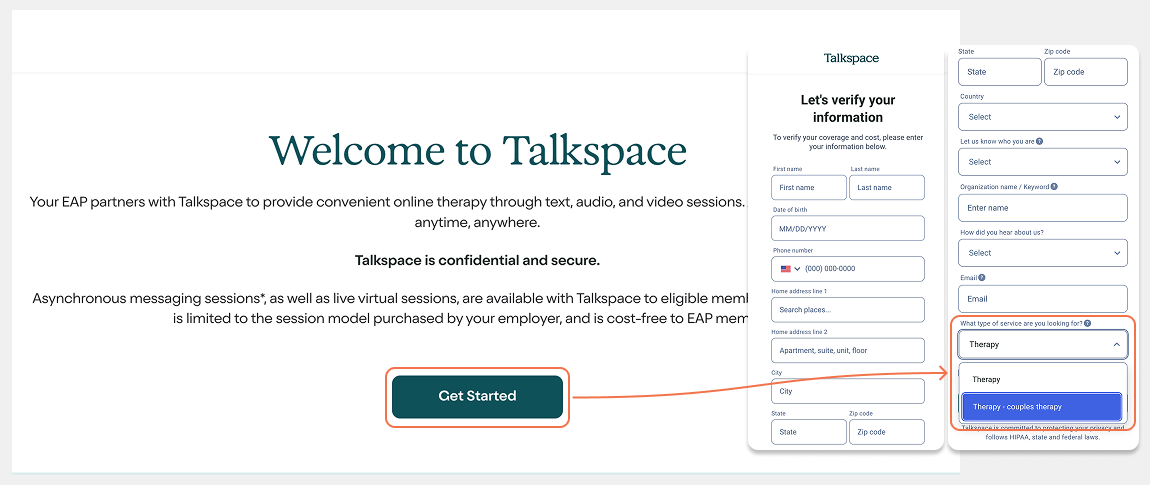 EAP: Get couples therapy started 